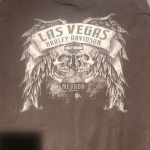 Harley-Davidson Black Las Vegas Skull Sweatshirt Jacket
